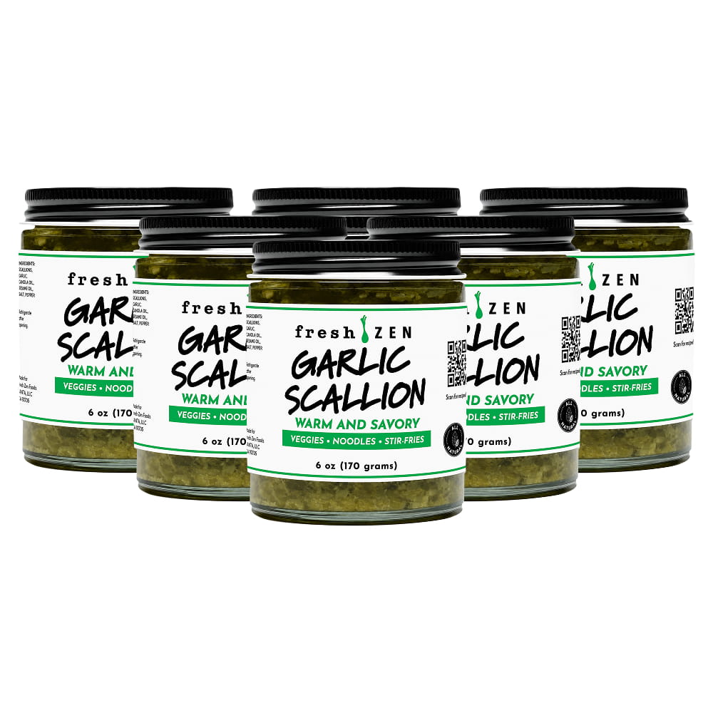 Table For Six Wholesale - Asian Fresh Zen Garlic Scallion Sauce 6 Pack