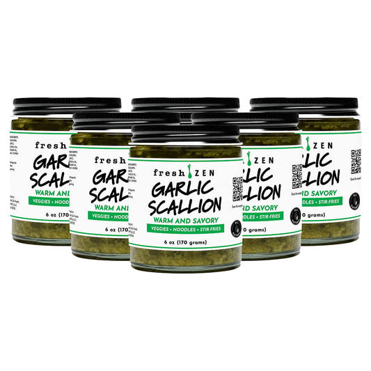Table For Six Wholesale - Asian Fresh Zen Garlic Scallion Sauce 6 Pack