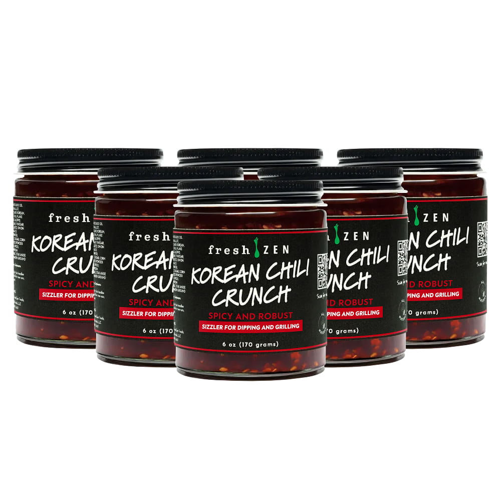 Table For Six Wholesale - Asian Fresh Zen Korean Chili Crunch Sauce 6 Pack