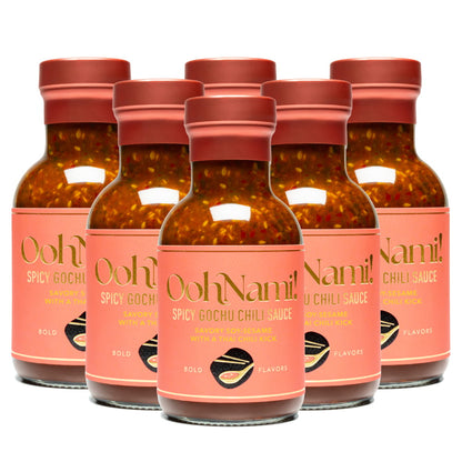 Table For Six Wholesale - Asian OohNami! Spicy Gochu Chili Sauce 6 Pack