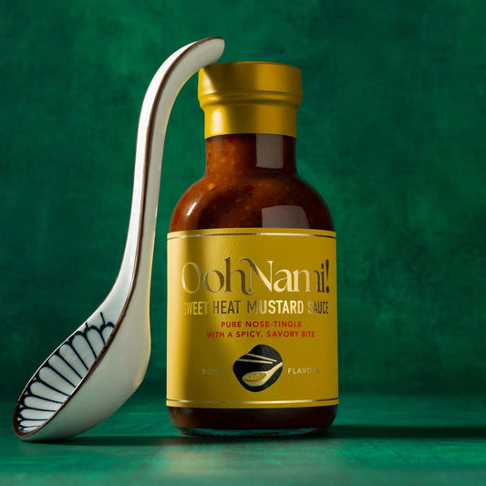 Table For Six Wholesale - Asian OohNami! Sweet Heat Mustard Sauce 6 Pack