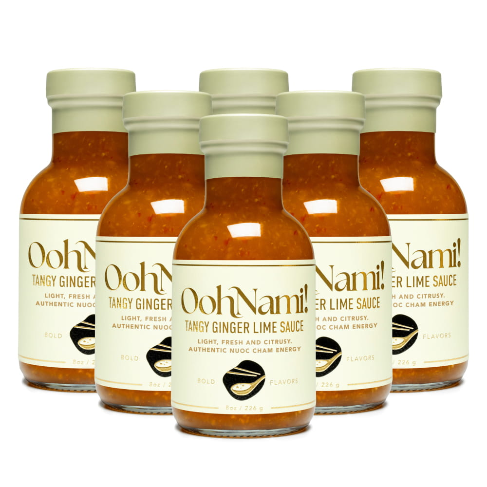 Table For Six Wholesale - Asian OohNami! Tangy Ginger Lime Sauce 6 Pack