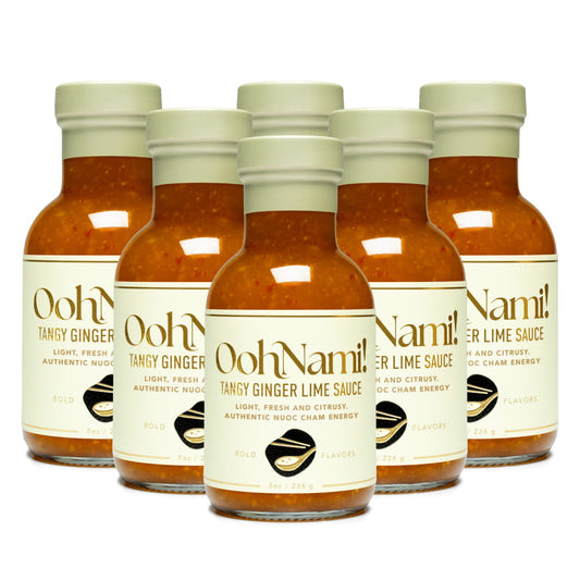 Table For Six Wholesale - Asian OohNami! Tangy Ginger Lime Sauce 6 Pack